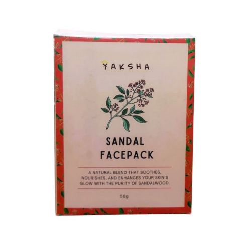 Red Sandal With Herbs Facepack - Image 2