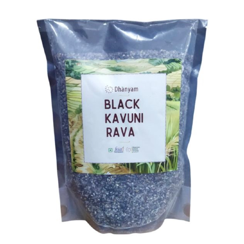 Organic Black Rice Broken Organic Karuppu Kavuni Rava - Image 2