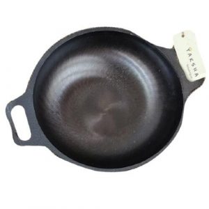 Cast Iron Kadai 8 Inch