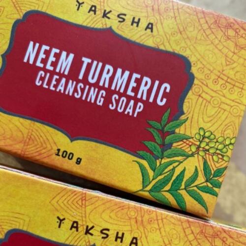 Neem Turmeric Handmade Soap - Image 4