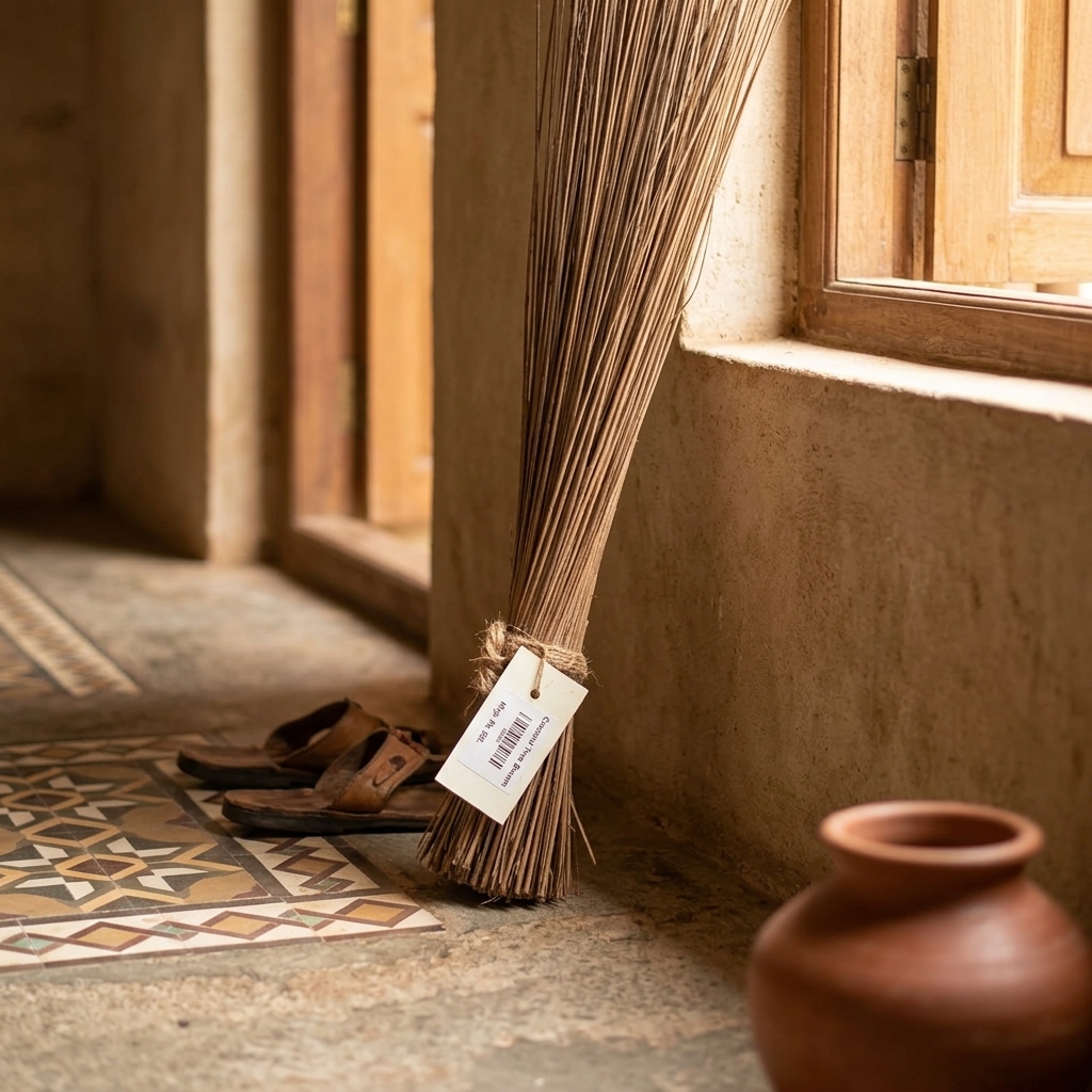 Coconut tree stick broom | Thennan Thodappam - Image 2