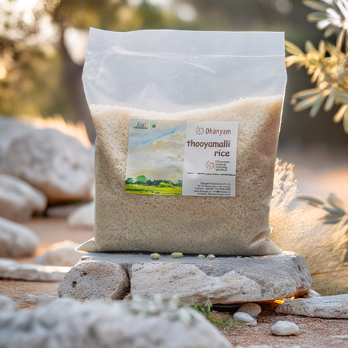 Organic Thooyamalli Raw Rice