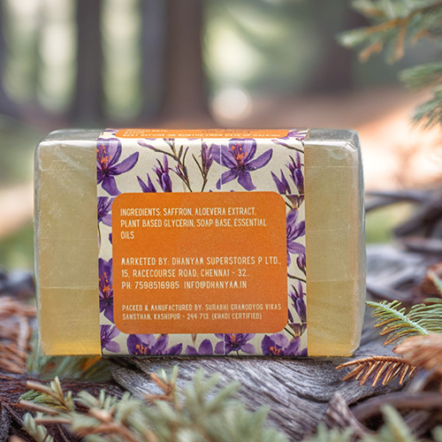 Saffron Clear Soap | Kesar Clear Soap - Image 2
