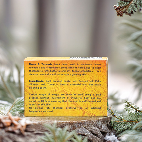 Neem Turmeric Handmade Soap - Image 2