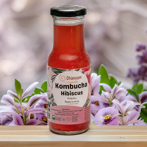 Organic Hibiscus Kombucha