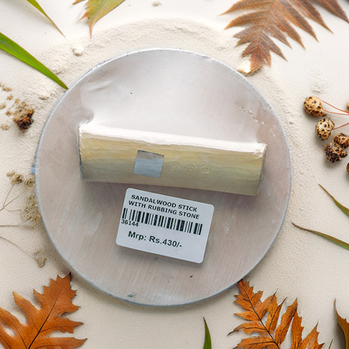 Pure Sandalwood With Rubbing Stone - Image 2