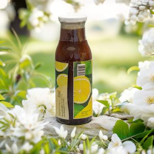 Lemon Mint Squash with Jaggery