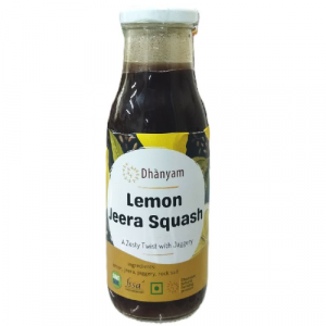 Lemon Jeera Squash With Jaggery