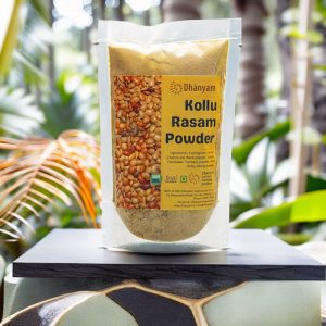 Organic Kollu Rasam Powder | Organic Horsegram Rasam Powder