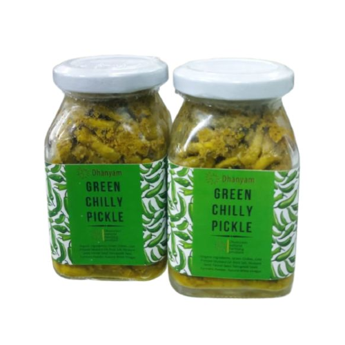 Organic Green Chilly Pickle