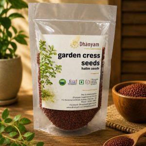 Organic Garden Cress Seed | Organic Halim Seeds | Organic Asaliya Seeds