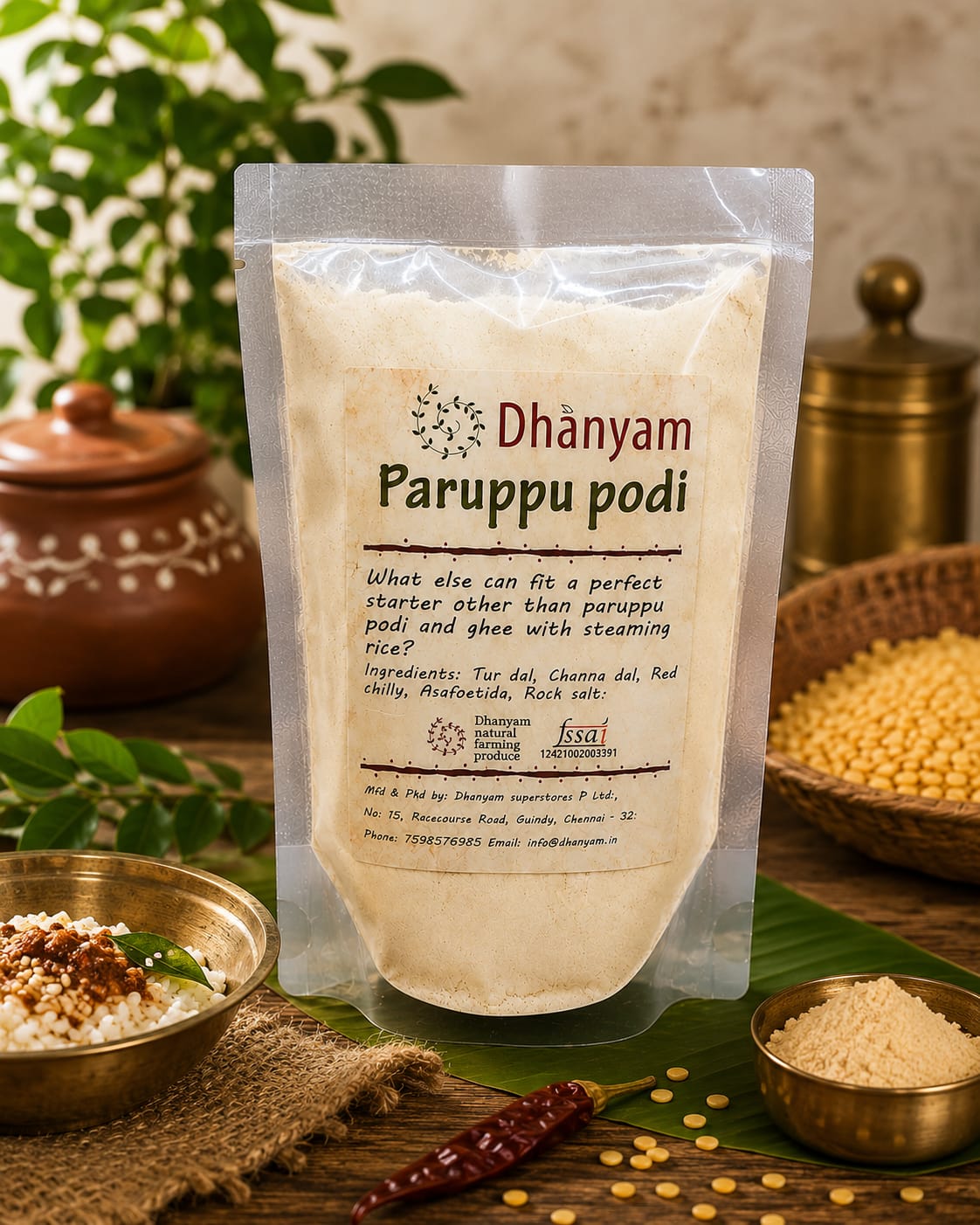 Organic Paruppu Podi