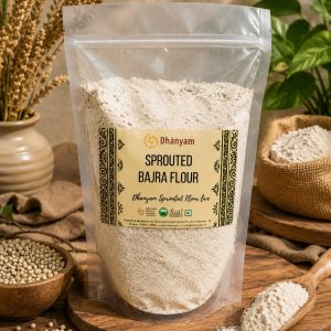 Organic Sprouted Bajra Flour | Organic Sprouted Kambu Flour