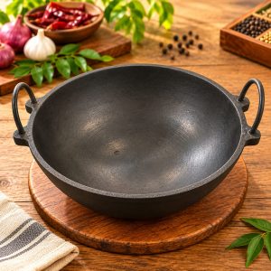 Cast Iron 10 Inch Traditional Kadai
