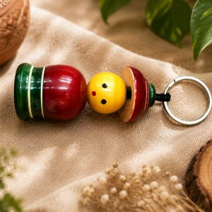 Channapatna Keychain - Pretty Woman