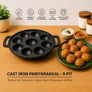 Cast Iron Paniyarakkal 9 Pit