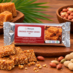 Organic Crushed Peanut Chikki